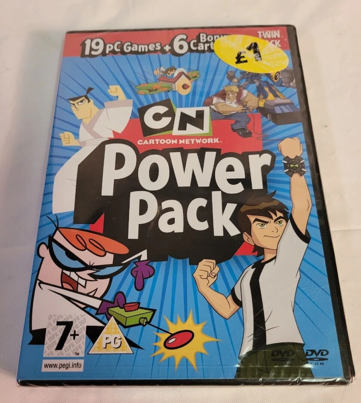 Cartoon Network - Power Pack PC DVD-ROM Game 19 CN Games + 6