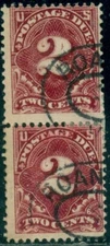 SCOTT # J32 PAIR, USED, VERY GOOD-FINE, GREAT PRICE!