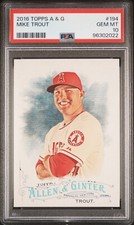 Mike Trout - 2016 Topps Allen & Ginter   PSA 10