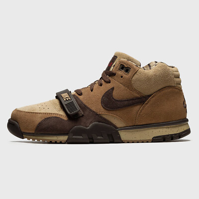 Nike Air Trainer Shima Pack Men's Size 9.5 Basketball Shoes Brown Sneakers #200
