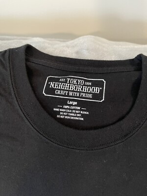 NEIGHBORHOOD X DR. WOO 1 TEE (T-shirt) NEW from JAPAN Size L | eBay