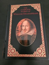 The Complete Works of William Shakespeare Deluxe Leather Bound Collector's 1994