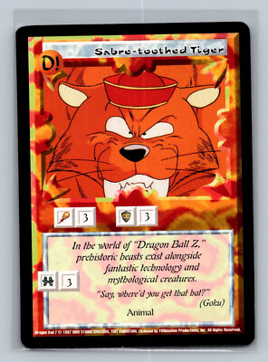 ドラゴンボール - タイガー 1996 Ani-Mayhem Dragon Ball Z Sabre-Toothed Tiger | eBay