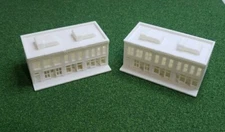 N scale 1/160 2 Piece Town Buildings Pack City- Multi Use Buildings FREE SHIP