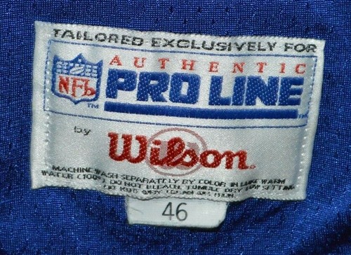 Vtg Peyton Manning Indianapolis Colts Wilson AUTHENTIC Football Jersey 46 NNOB - Picture 3 of 7