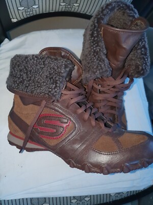 Skechers Gr. 36 Damen Stiefel Stiefeletten Boots Winter Gefüttert Sketchers