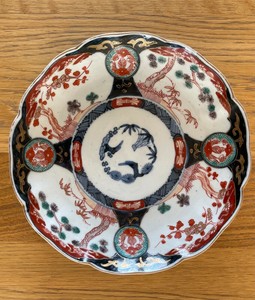 Good 19th Century Japanese Arita Porcelain Imari Dish Signed Fuki Chosun