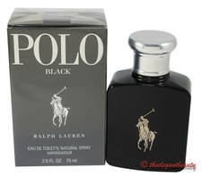 Polo Black by Ralph Lauren 2.5oz/75ml Edt Spray for Men New In Box