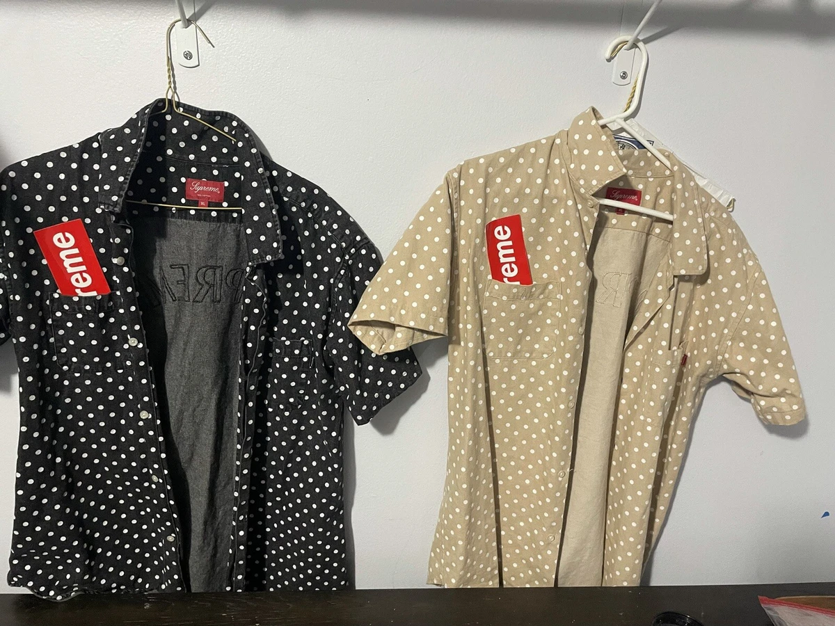 Supreme Polka Dot Denim Shirt 2018ss 新品