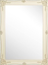 Hans&Alice vintage European wooden mirror，d...
