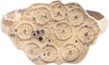 FINE MEDIEVAL ANGLO-SAXON (ENGLISH) RING, 5TH-8TH CENTURY AD, SIZE 7 ½