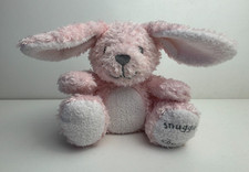 Snuggle Chums Pink Bunny Rabbit plush soft toy 1997 Toy R Us 5" tall