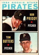 1964 Topps Rookie Stars #74 Bob Priddy, Tom Butters (RC) C736