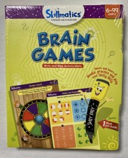 Brain Games Skillmatics Write and Wipe Activity Mats Problem Solving