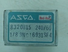 ASCO RED HAT 8320B15 Solenoid Valve 3-way 1/8" NPT 240VAC Coil - NEW in Box