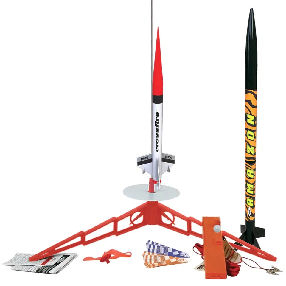 Estes Flying Model Rocket Starter Kit Tandem X EST 1469 - Image 2 of 2