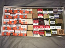GE RCA TV Radio Vacuum Tubes Vintage Lot of 49 NOS