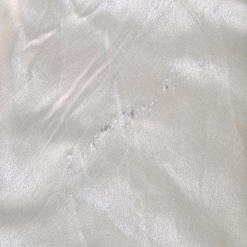 Vintage 1930's Wedding Dress Ivory Satin Slinky Bias Cut Long Sleeve Train - Picture 12 of 12