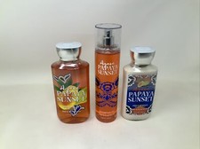 Bath  Body Works Agave Papaya Sunset Gift Set Trio
