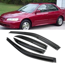 Fits 1998-2002 Honda Accord Sedan Window Vent Visors Rain Guards Wind Deflectors