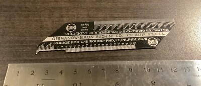 Vintage Germanow - Simon GS Gauge for Flexo Crystal - Watch Watchmaker - USA
