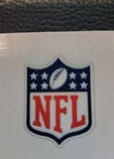 NFL Shield Decal Sticker For The Back Of Full Size Helmets 