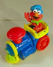 Tyco Pre-School Toys Sesame Street 2.5" Elmo locomotive train Diecast. 1998.