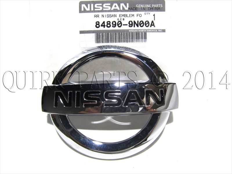 0914 Nissan Maxima Rear Trunk Lid Chrome Emblem Badge OEM NEW 84890