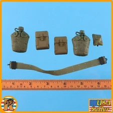 Nam Misc Gear - Plastic Belt & Pouch Set - 1/6 Scale for Action Figures {72}