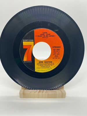 バレット セブンティセブン/ビリーブ イン ラブ ANN SEXTON Love Love Love I Want To Be SEVENTY SEVEN 900 45 VINYL