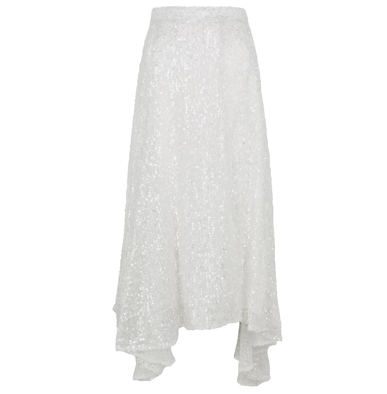 White Silk Skirts for Women