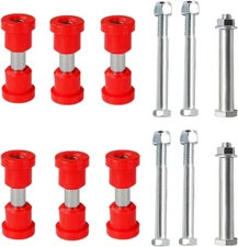 Golf Cart Rear Leaf Spring Bushing Kits with Screw Nut, Suitable for EZGO PDS &