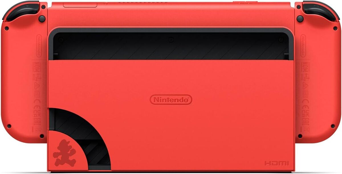 Nintendo Switch OLED Mario Red Edition Console + Super Mario Bros Wonder NEW