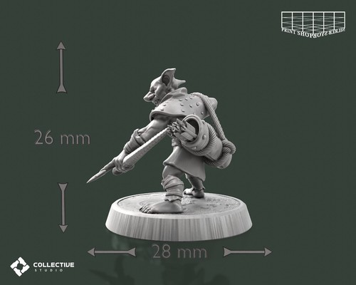Goblin arciere miniatura goblin combattente a distanza personaggio per TTRPG come D&D 5e - Foto 3 di 20