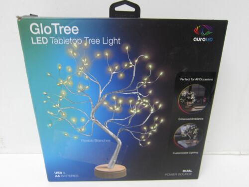 Tabletop Bonsai Tree Light With 108 LED Copper Wire Silver Battery/USB