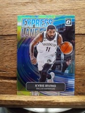 Kyrie Irving 2022-23 Optic Express Lane Lime Green Prism SP 104/149 Awesome Card