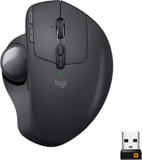 Logitech MX ERGO Advanced Wireless Trackball for Windows PC and Mac