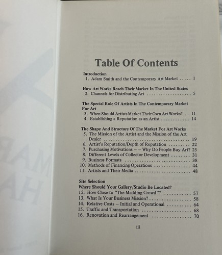 Art Marketing Handbook 1st Edition Calvin Goodman Signed personalized PreOwned - Picture 10 of 21
