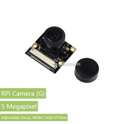 Waveshare Raspberry Pi Kamera (G), 5MP OV5647, Fisheye-Objektiv,mit 15-Pin-Kabel