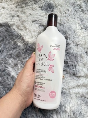 Bain de Terre Color Protect Shampoo, Keratin + Argan, Sulfate-Free 13.5 oz