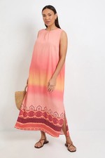 Wallis Orange Maxi Dress Womens Daywear Dresses