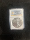 West Point 2012-W Silver Eagle 1 oz .999 NGC MS 70  Early Release Star Label