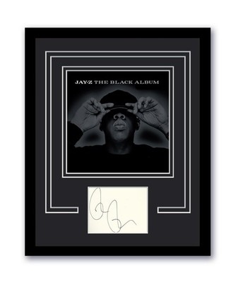 Jay-Z The Black Album Rick Rubin Autographed Signed 11x14 Framed Photo Rap ACOA
