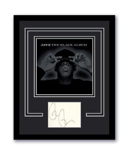 Jay-Z The Black Album Rick Rubin Autographed Signed 11x14 Framed Photo Rap ACOA