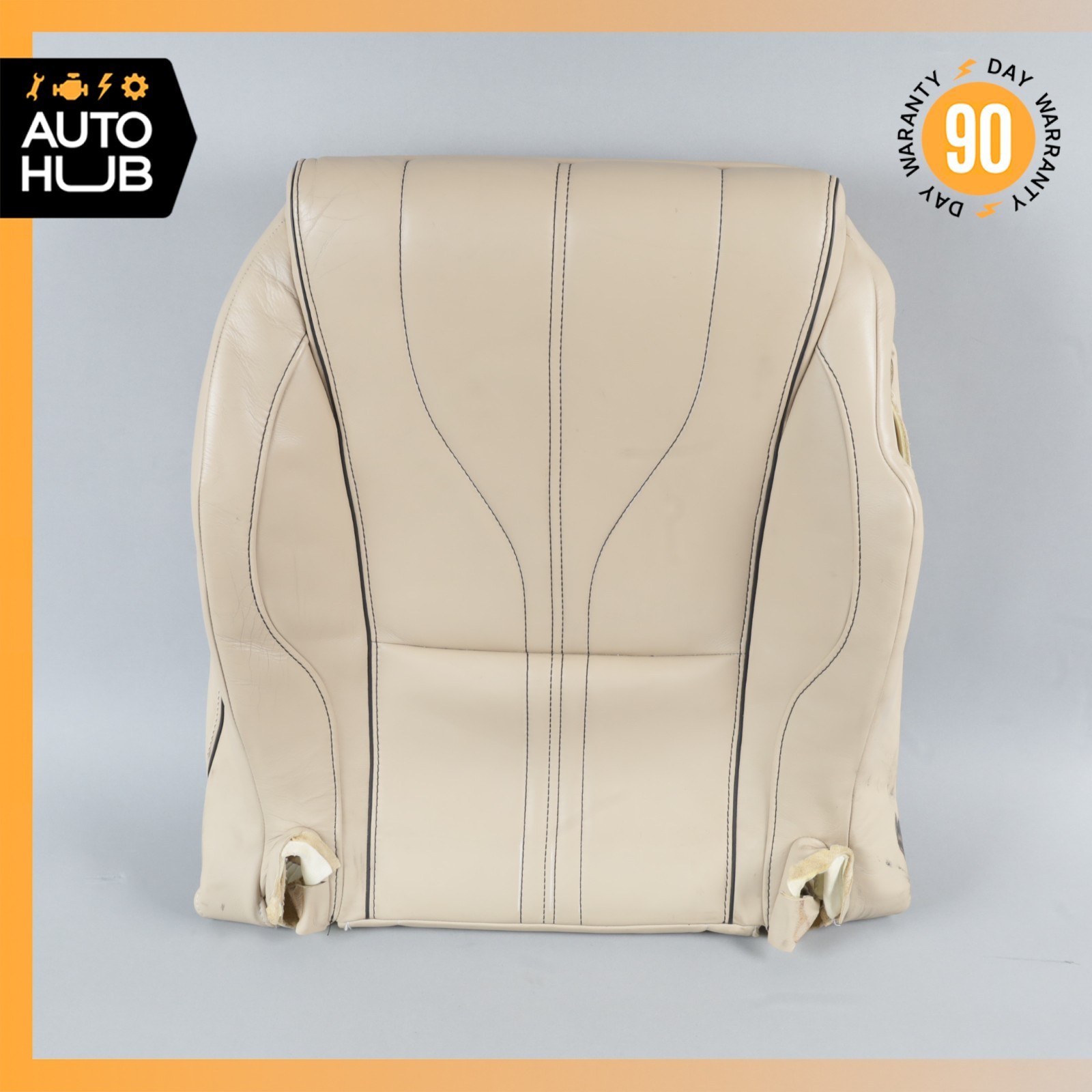 13-15 Aston Martin DB9 Front Left Side Bottom Lower Seat Cushion Beige OEM 22k