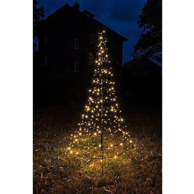 Galaxy LED Weihnachtsbaum 200cm 300 LED blinkend Ø ca 140cm + Timer Mast Zubehör - Bild 1 von 4