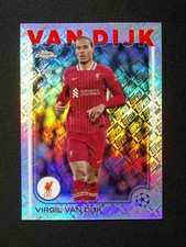 2024-25 Topps Chrome UEFA Virgil van Dijk #44 Toppsfractor /52