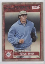 2011 Playoff Contenders Prospect Tickets Crystal Collection Trevor Bauer 1x9