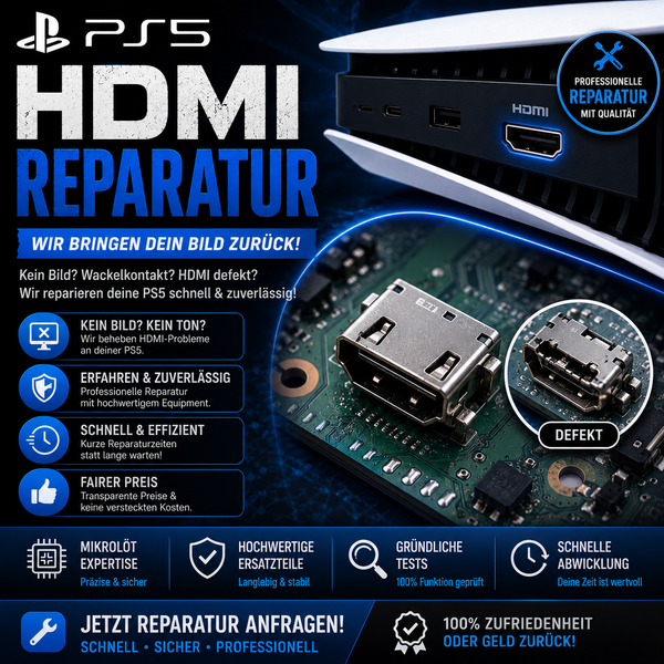 Playstation 5 PS5 Hdmi Buchse Port Reparatur-image