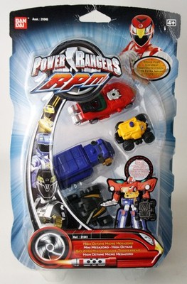 RARE 2009 POWER RANGERS RPM HIGH OCTANE MICRO MEGAZORD BANDAI NEW